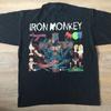 Черная Хлопковая Футболка Группы Iron Monkey Полный Размер S-5XL Унисекс Футболка