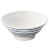 Aito Seisakusho Mortar and Porcelain 7 Sun Mino Dishwasher and Microwave Made In Product Number 288003 "Mizutama" Bowl, (approx. 22cm), Ware, Striped,