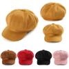 Women Solid Color Hats & Caps Truck Hat Adjustable Newsboy Hat Baker Cap Beret Hat Berets
