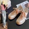 2025 Spring and Summer New Women's Shoes Flat-bottomed Retro Lightweight Breathable Casual Versatile Sports Shoes