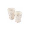 Set de 6 gobelets en papier Gold