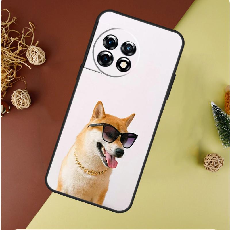 Animal Shiba Inu Dog For OnePlus 13 13R 12 12R 11 9 10 Pro 8T 9RT 10T 10R Nord 4 CE 2 3 Lite N20 N30 Phone Case