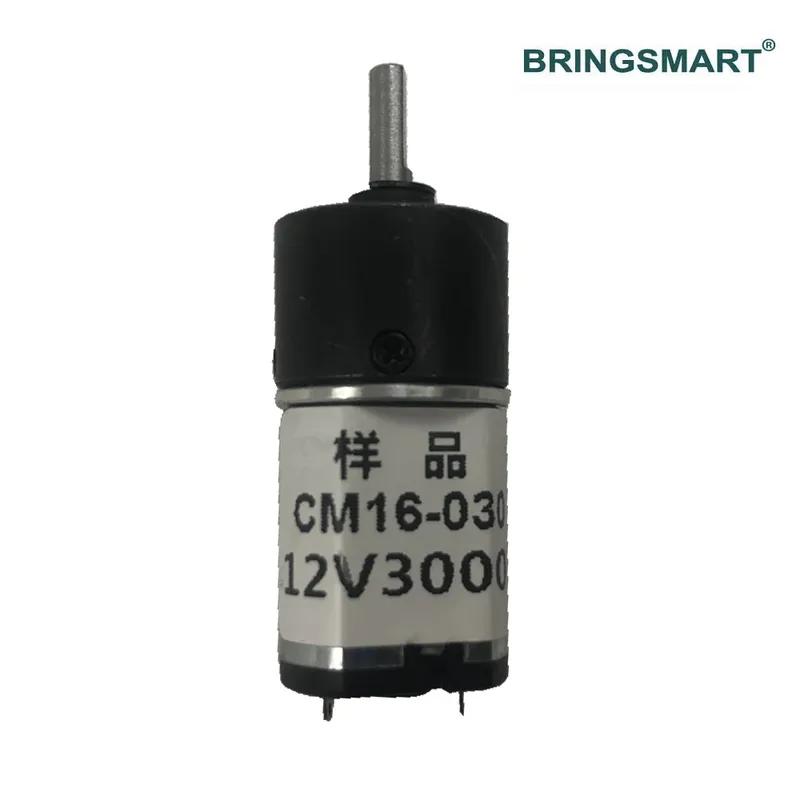 Bringsmart SR16-030 Planetary Gear Motor 12V Micro Motor Low Speed Small Motor Slow Speed Large Torque DC Motor Customized