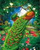 5D DIY Diamond Embroidery Full Set Cross Stitch Peacock Full Square Round Diamond Painting Animal Picture Of Rhinestone Decor For Home