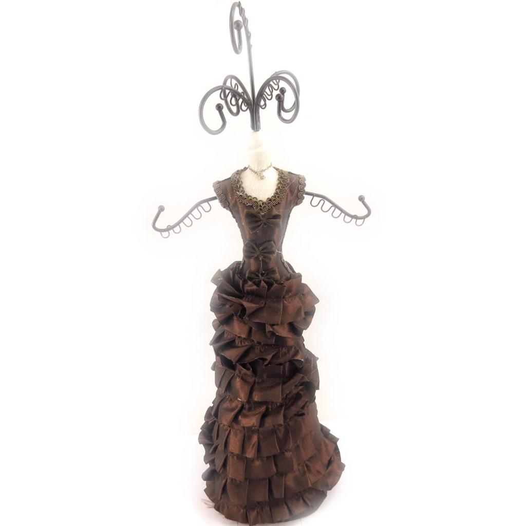 Les Trésors De Lily [K6874] - Коричневый держатель для ожерелья 'Scarlett'