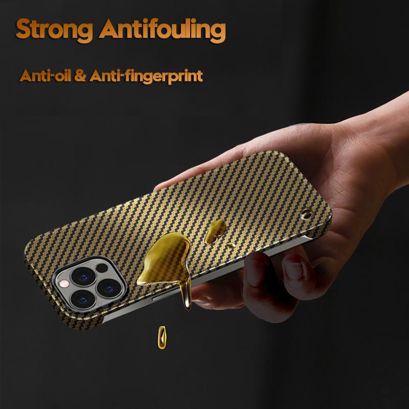 Ультратонкий безрамочный матовый чехол из углеродного волокна для Iphone 13 12 Mini 11 Pro Max I Phone 13 Promax X Xs Xr 7 8 Plus Se 3