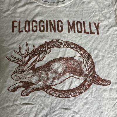 Винтажная футболка Flogging Molly Подарок для фанатов S-5XL Унисекс Футболка BT1446 Унисекс Футболка