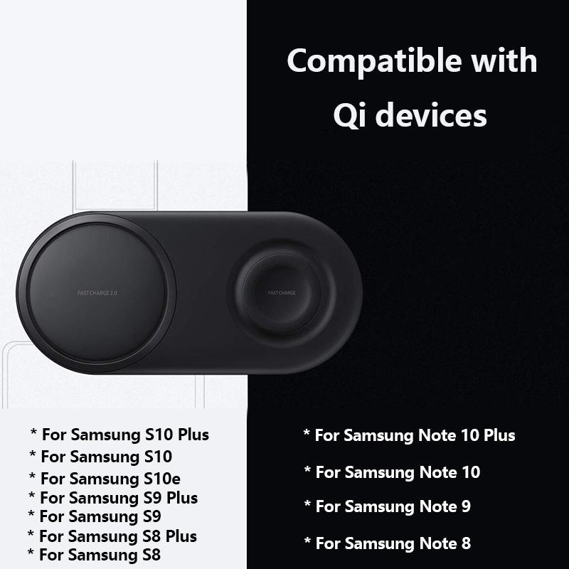 25W Wireless Charger Duo Fast Charging Pad for Samsung Note 20 Ultra S20 S21 S22 Plus Watch Gear S4 S3 Wirless Fast Induction
