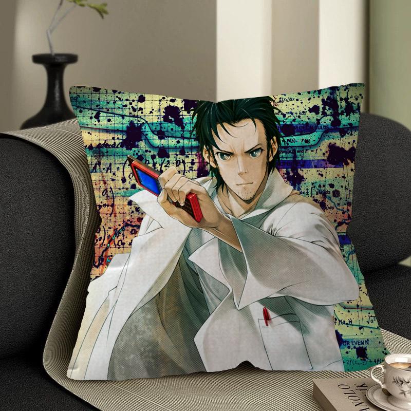 Наволочка Steins Gate toon Подарок Наволочка для подушки Спальня Дом Диван Кресло Сиденье Декор наволочка