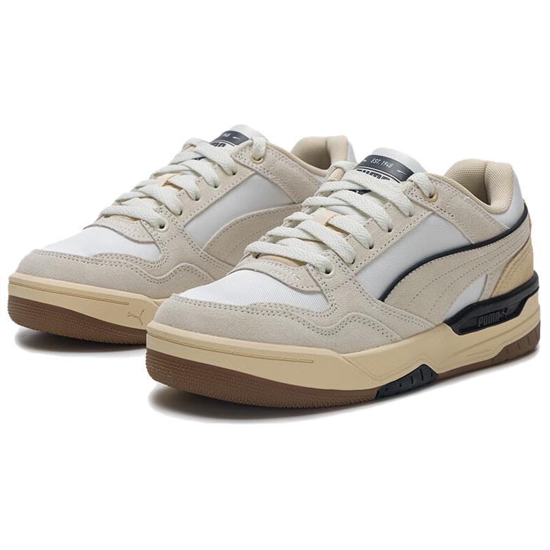 Puma Кроссовки унисекс Rebound Retro Удобные Универсальные Амортизирующие Прочные Низкие Кроссовки Молочно-белые 402647-01