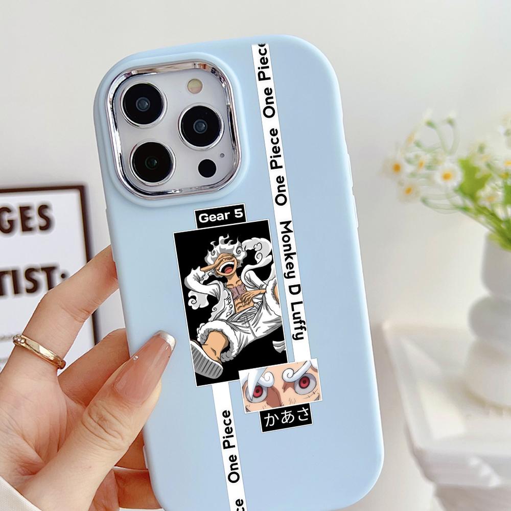 LZ28 One Piece Luffy Gear 5 Soft Phone Case for Samsung S24 Ultra S23 Plus S21 FE A16 A54 A34 A05s Infinix Hot 40 30i Lens Protection Shockproof Cover