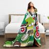 Warm Soft Throw Blanket Travel Czech Cartoon Krtek Mole Blankets  Flannel Bedspread For Outdoor Casual Sofa Bed Cover