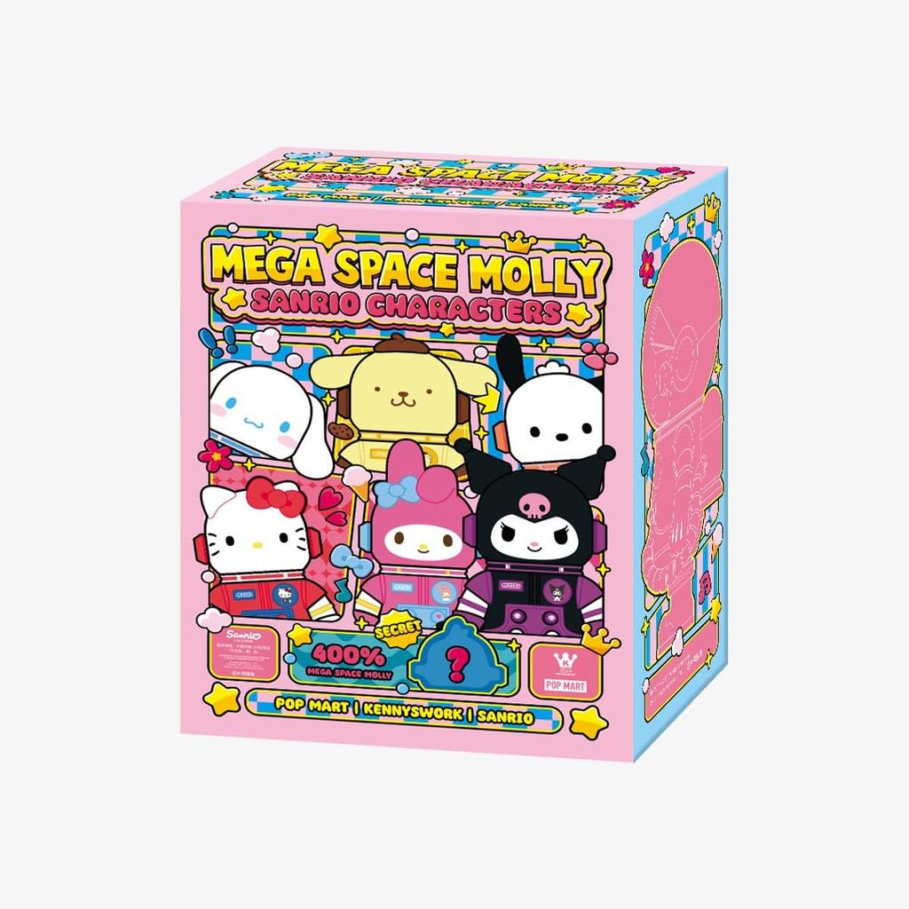 POP MART MEGA Collection SPACE MOLLY Sanrio Characters Series Pop Mart Gachapon Blind Box Figure Plastic Model Premium Toy PVC Soft Vinyl Original