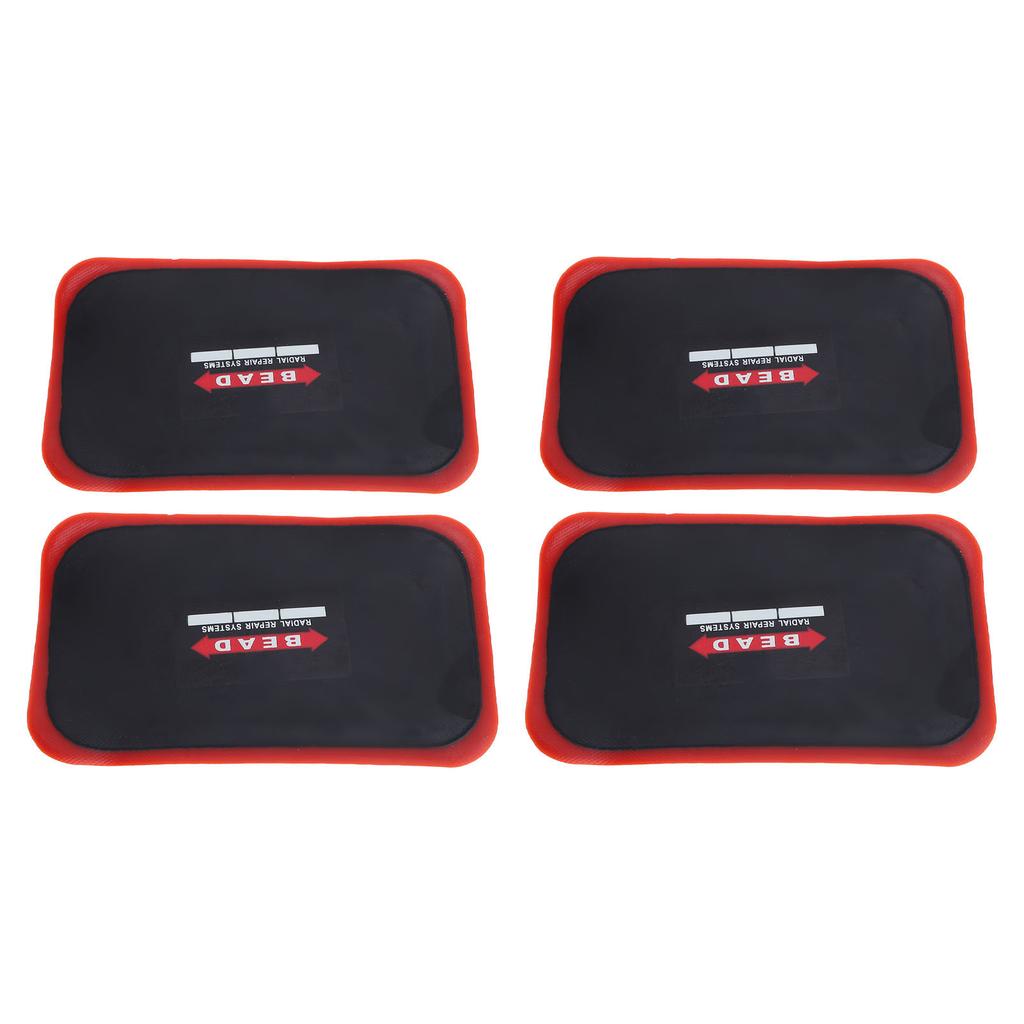 10Pcs Tire Patch 80 X 130mm Rubber Thickened Rectangle Strong Adhesive Tire Tube Repair Patch for