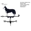 Animal Weather Vane Metal Roof Mount Animal Wind Indicator Easy Installation Weatherproof Weather Vane for Patio Sheds Yard Decor