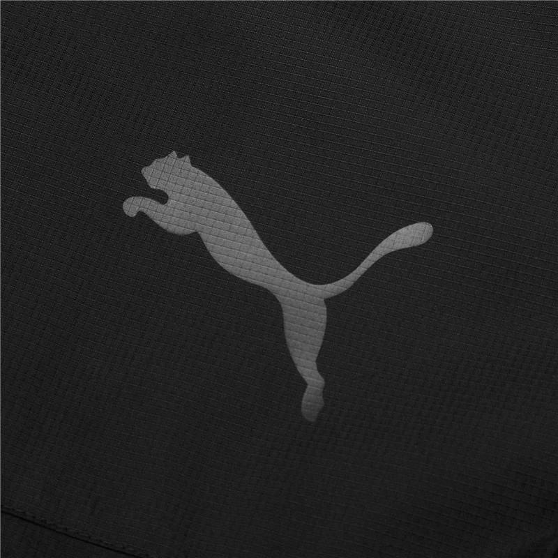 Puma Мужская черная ветрозащитная куртка с капюшоном и светоотражающим логотипом, спортивная одежда для улицы 848287-01