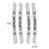 4Pcs Aluminum Alloy Car Wheel Rim Decal Decorative Sticker For Lexus F-SPORT ES RX NX LS UX LM LX GX LC RZ IS CT GS RC HS SC TX