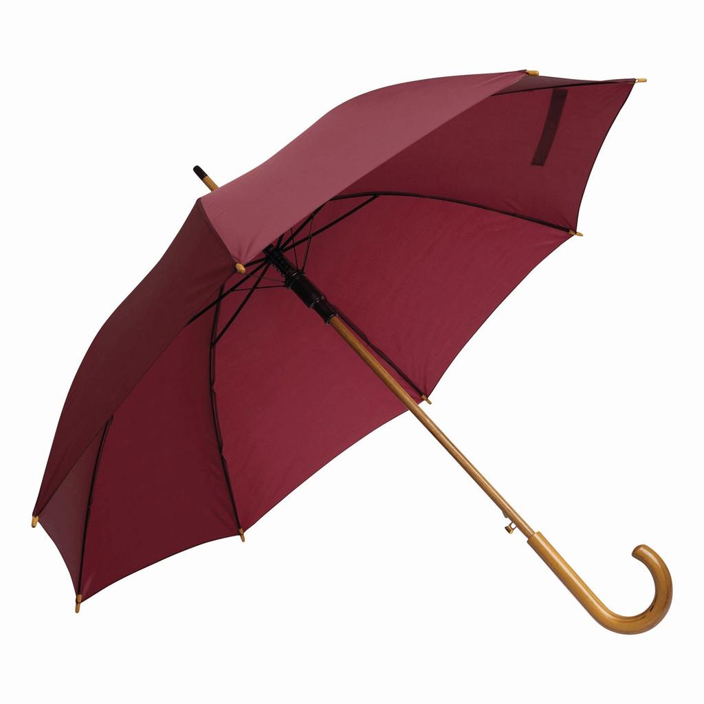 L-Merch Tango Wooden Handle Automatic Stick Umbrella