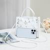 Trendy Women's Platinum Handbag, Women's New Small Bag, Shoulder Bag, Crossbody Bag, Handbag Embroidery