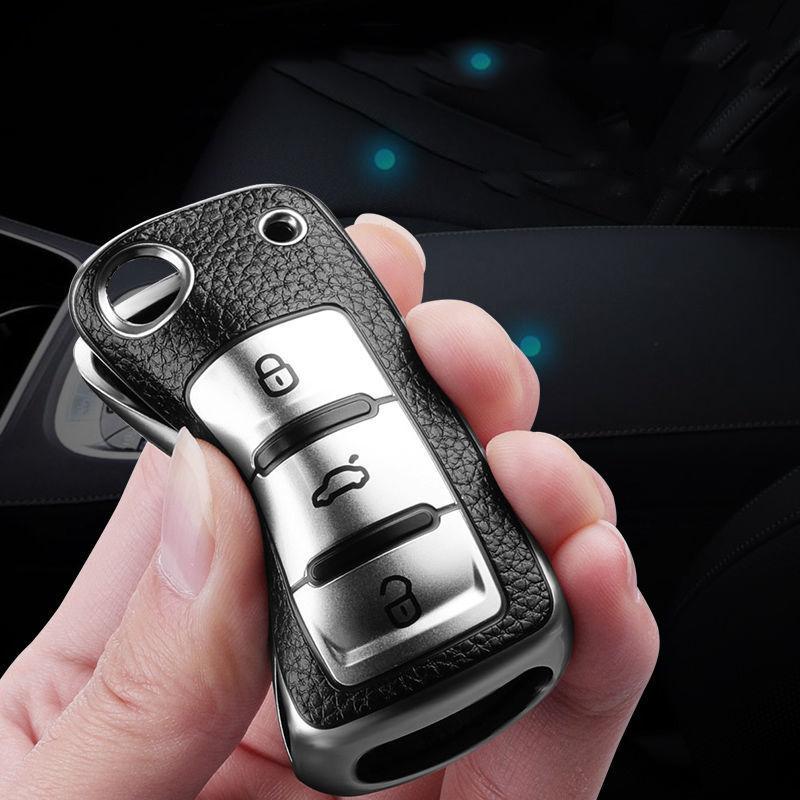 Кожаный чехол для дистанционного ключа из ТПУ для Volkswagen VW Bora Polo Tiguan Jetta Passat B5 B6 B7 Golf Beetle для Skoda Octavia