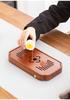 Karin Solid Wood One-Person Tea Tray 2025 – Small Household Dry Brew Stand