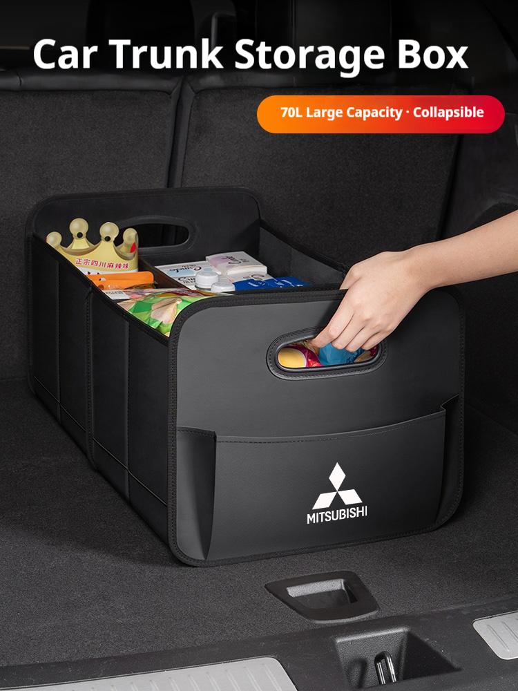 sdzh1 Car Trunk Foldable Large Capacity Storage Box For Mitsubishi Outlander Pajero Asx Lancer EX Evolution X L200 Ralliart Triton