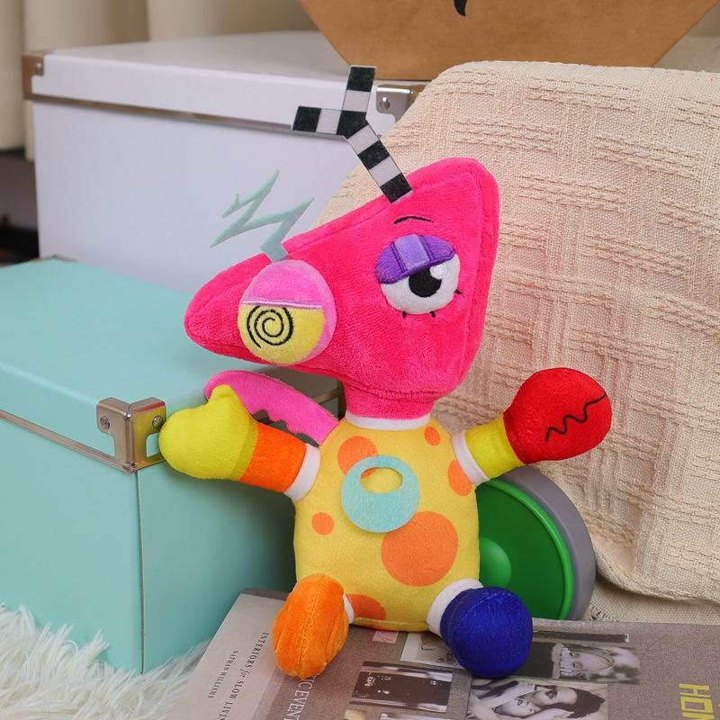 The AMAZING DIGITAL CIRCUS Circus Animation Surrounding Clown Plush Toys