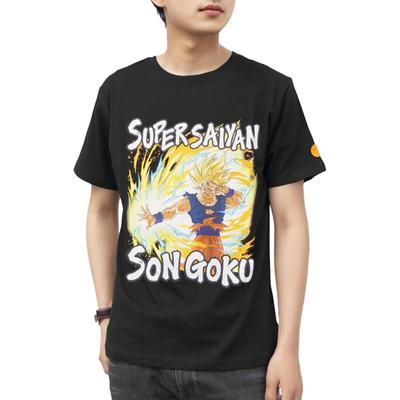 [Fine Plus] Футболка Dragon Ball, с коротким рукавом, Гоку Супер Генки Дама