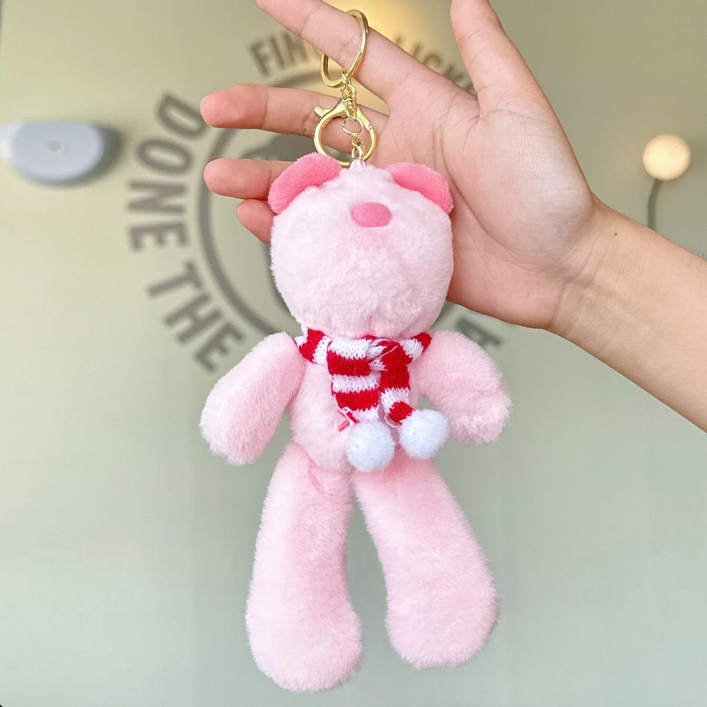 Медведи Мягкая плюшевая игрушка Кукла Брелок Сумка Подвеска Свадебное украшение Дети День рождения Подарки