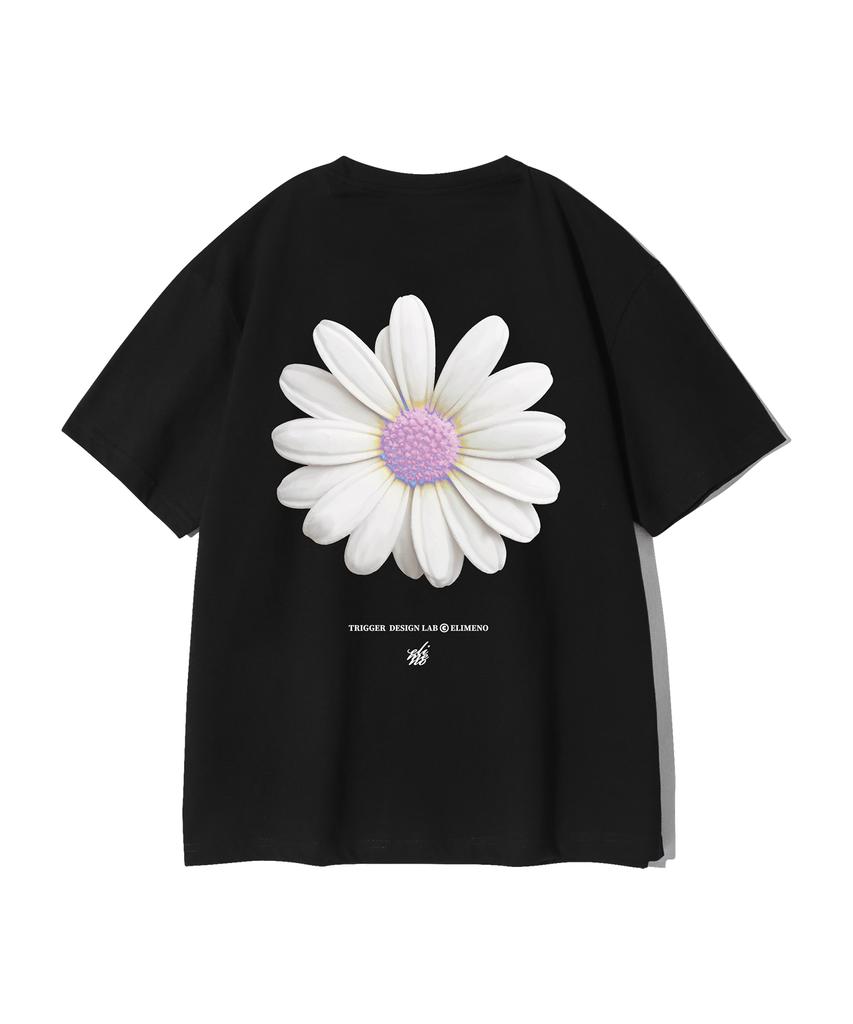 ELIMENO El Daisy Short Sleeve T-Shirt Black