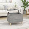 819570 vidaXL Coffee Table Sonoma Grey 60x44.5x45 Cm Engineered Wood