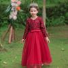 Party and Banquet Dresses Girl's Fall Children's Dresses Princess Dresses Small Hostess Dresses Sequins Mesh Wedding Tutu