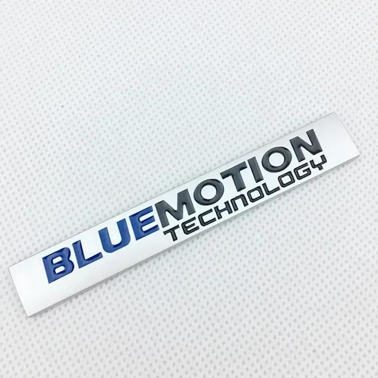 YKPSC1 3D Metal Car Trunk Grill Badge Bluemotion Emblem Stickers For VW Passat B8 Polo Golf 6 7 Logo Bluemotion Volkswagen Accessories