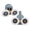 Shower Door Wheels Sliding Glass Door Pulleys Replacement Bearing Rollers Runner Shower Room Cabins Swinging Pulley