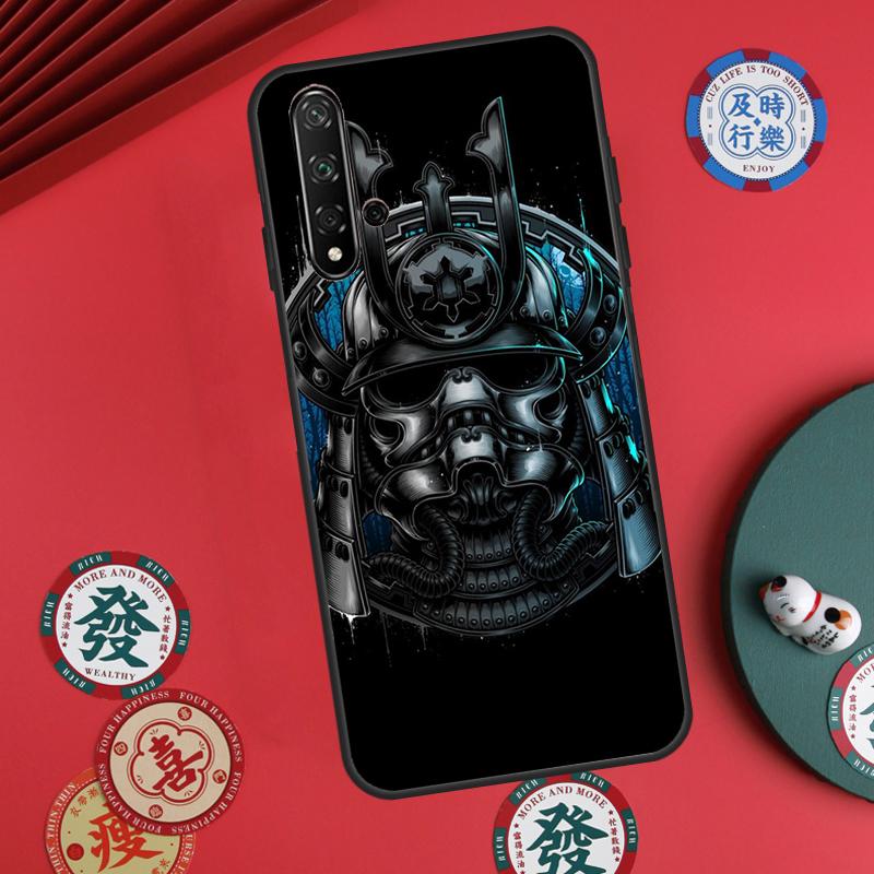Маска Самурая Демон Для Huawei Nova Y60 Y70 Y90 Y72 Y73 Y61 Y91 7i 8i 11i 12i 12s 9 10 SE P20 P30 P40 Lite Чехол
