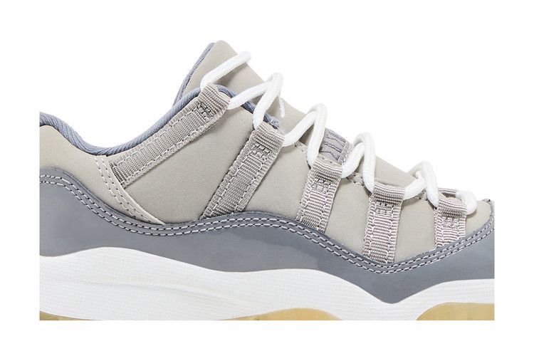 Детские кроссовки Jordan 11 Retro Low Cool Grey (PS) Средне-серый/белый-дымчатый