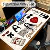 Large Mouse PadLana Del Rey Custom Name Text Personalized Desk Mat Non Slip Gaming Pad