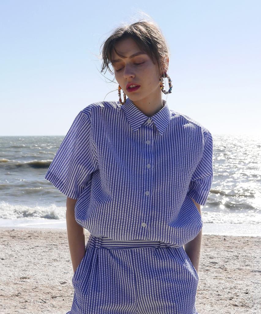 LARTIGENT Lb Set Shirt(Blue)