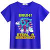 Available: StealABrainrot Kids' Summer Round-Neck Light Short Sleeve T-shirt 63301