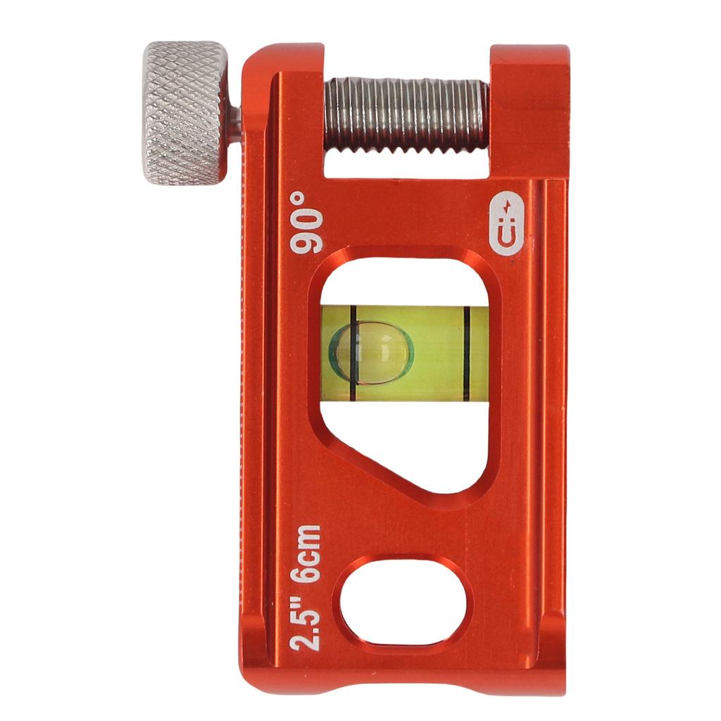 Mini Level Ruler 2.5 Inch Accurate Solid Cast Aluminium Compact Magnetic Spirit Level Ruler for