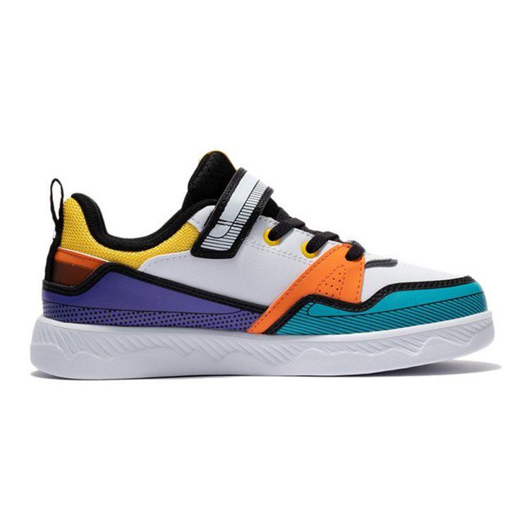 Li Ning Youth Детская спортивная серия Lifestyle Удобные универсальные нескользящие износостойкие низкие детские кроссовки для скейтбординга Детские кроссовки YKCS032-5
