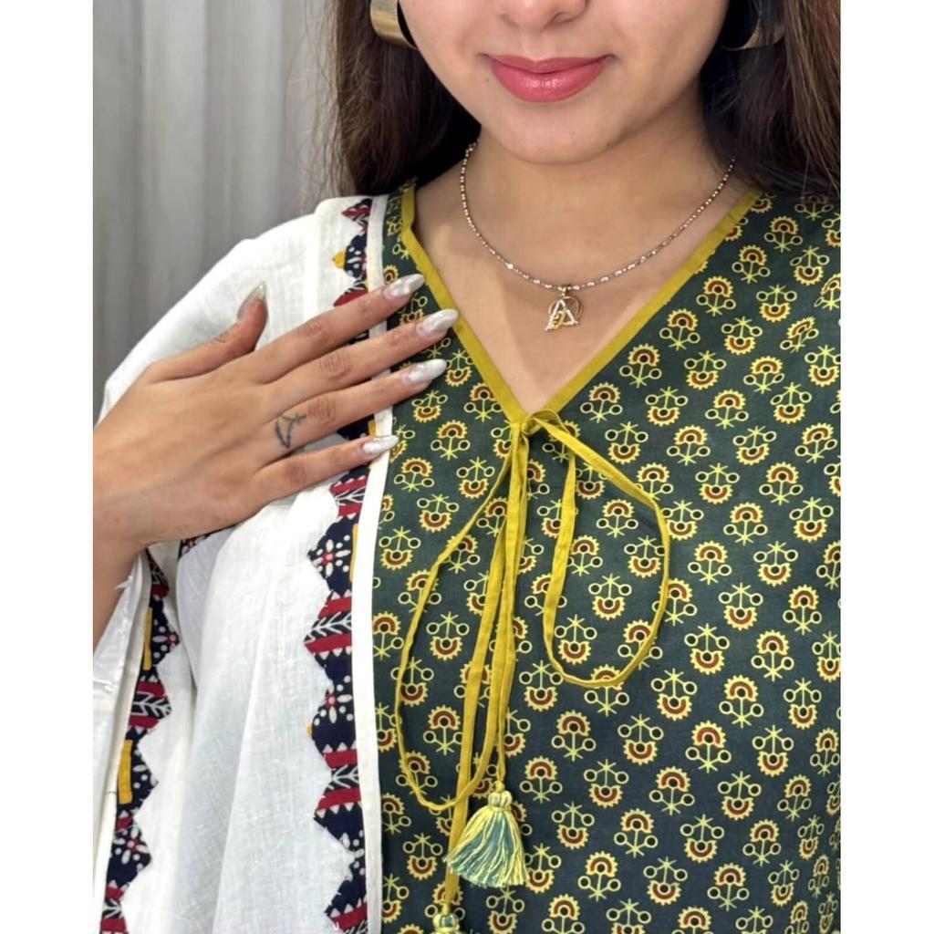 Индийский женский дизайнерский комплект курта брюки дупатта праздничная одежда топ туника курти платье VF-20255a