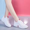 Women's Versatile Summer Mesh Sneakers - Breathable Casual White Shoes