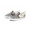 Vans Кроссовки Asher V Toddler Checkers — черные натуральные детские кроссовки кремового цвета VN000XE9IPD