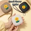 Multifunctional Small Flower Wallet Lovely Earphone Storage Bag Mini Lipstick Bag  Travel