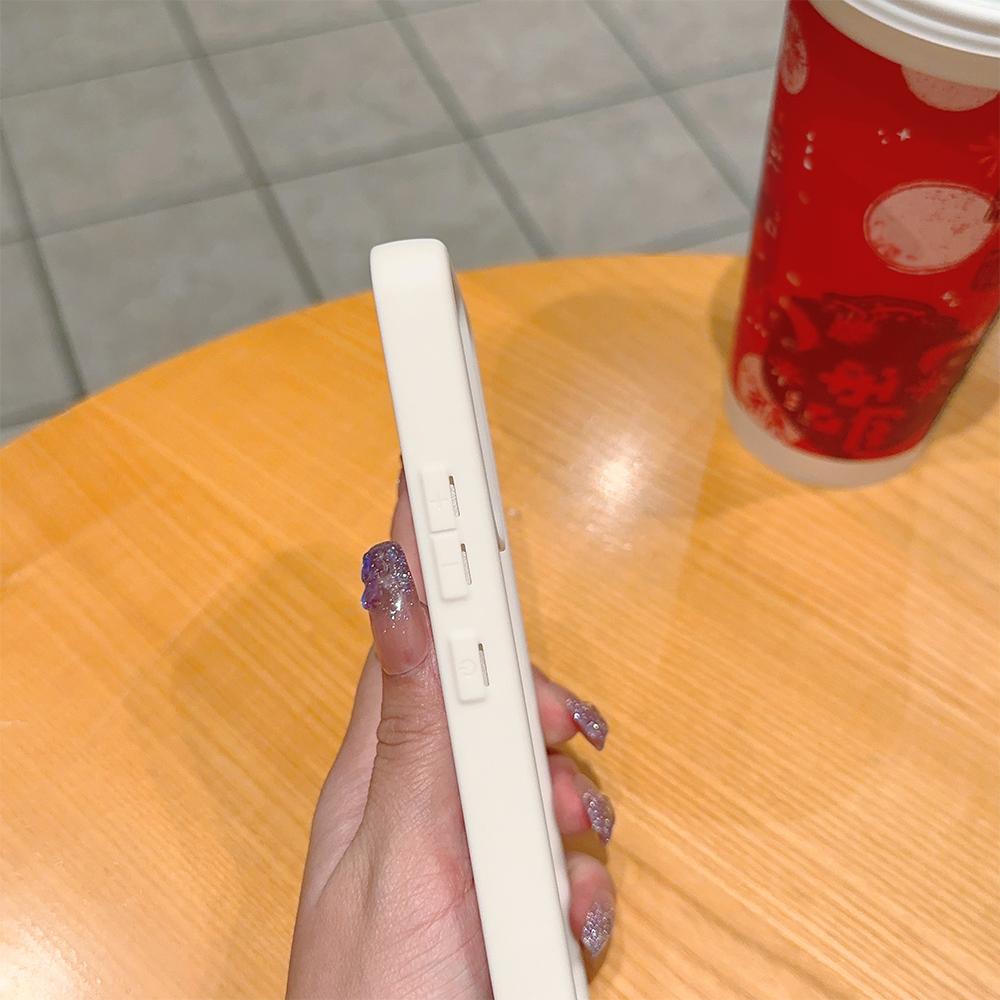 Cartoon Cute Anime Luffy Square Phone Cover for Realme OPPO Reno VIVO Infinix Tecno Oneplus Full Cover Camera Shockproof Protection Rubber Case