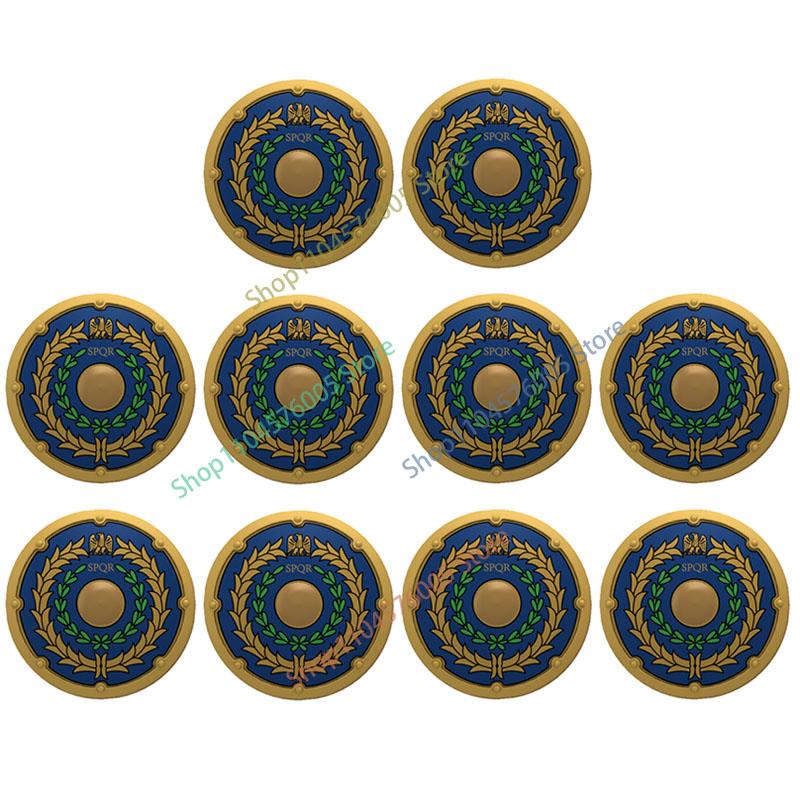 Средневековый Рим Щит Военные Строительные Блоки Фигурка Римского Солдата Воина Рыцаря Лучник Фартук Плащ Аксессуары Кирпичная Игрушка Подарок