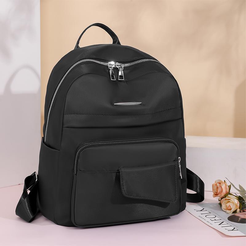 Нейлоновый рюкзак большой вместимости, женский рюкзак для поездок на работу, однотонный рюкзак, легкий уличный рюкзак для путешествий