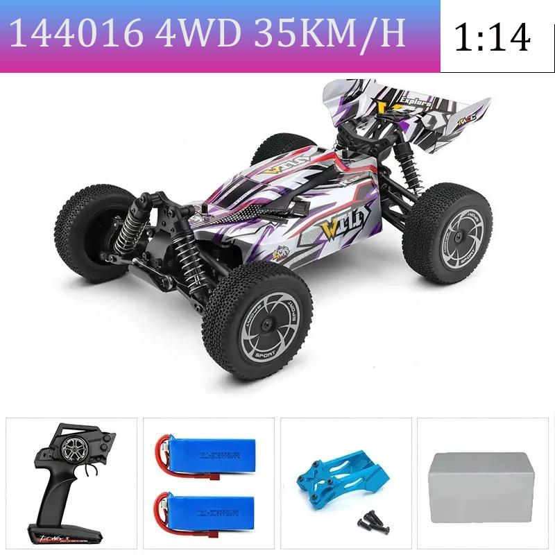 WLtoys144010 4WD Модель с максимальной скоростью 75 км/ч 1:Высокоскоростная радиоуправляемая внедорожная дрифт-гоночная машина 14-го масштаба для мальчика