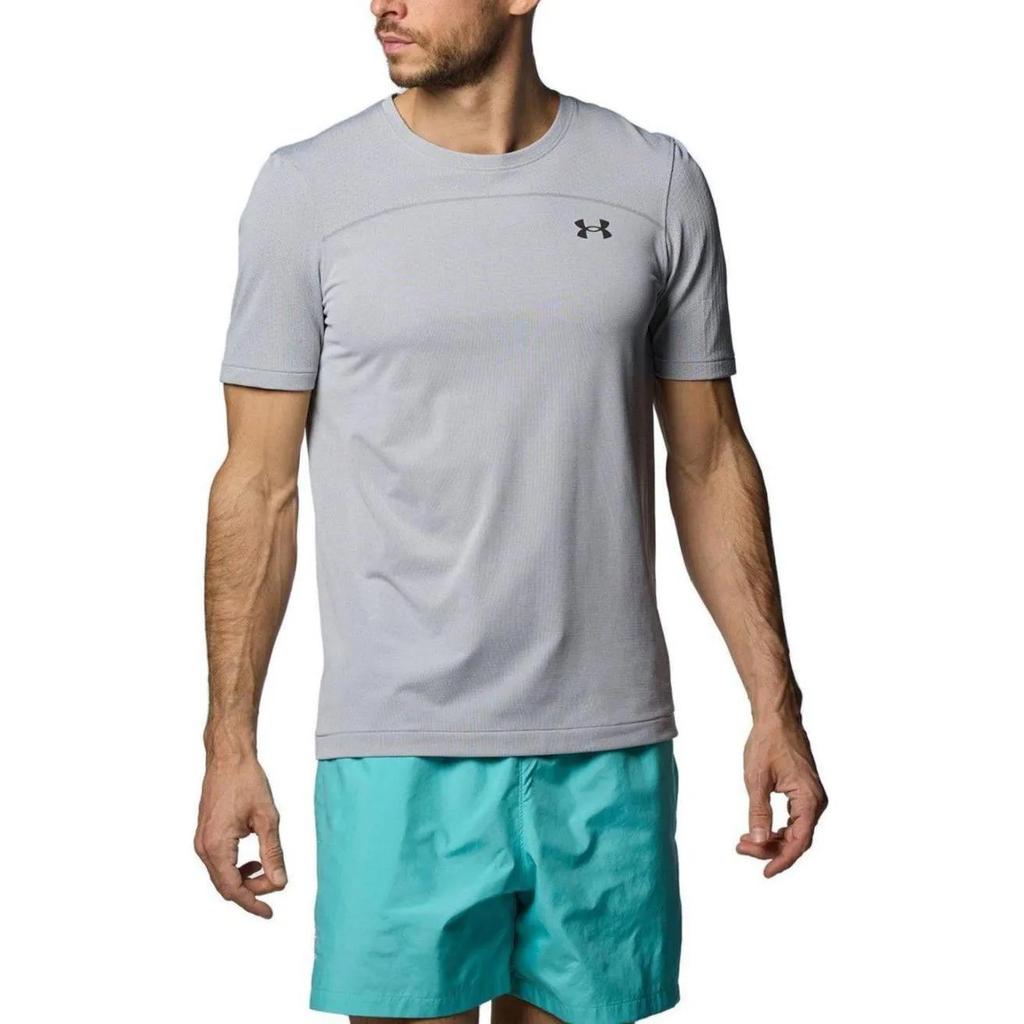 Under Armour Vanish T Shirt Men's White Gray (Unisex) T-Shirts 1382799 100